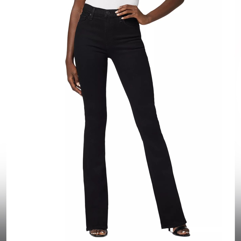Hudson Blair high-rise bootcut black pants